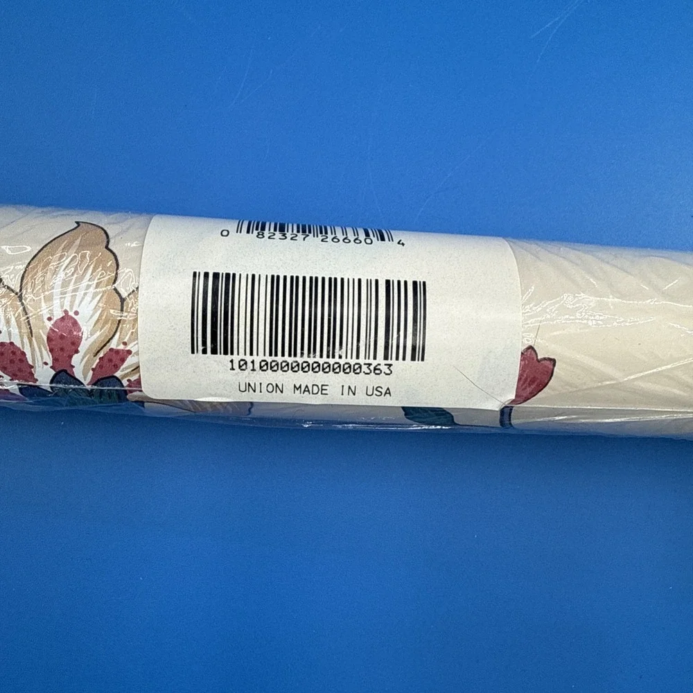 Waverly Wallpaper One Double Roll Prepasted Floral Pattern #555371 Run 36